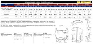 Chaqueta de Cuero Rojo Borgoña de Estilo Vintage Hecha a Mano para Hombre - Product Image 5