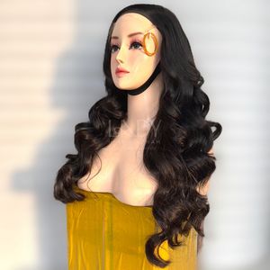 Peluca de Cabello Humano Vietnamita 100% Natural de Alta Calidad, Pelucas con Frente de Encaje, Cabello Ondulado - Product Image 1