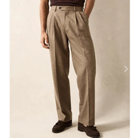 Pantalon de Costume Extensible Classique pour Homme 100% Haute Qualité, Nouveau Style Printemps Automne, Chino Décontracté Taille Moyenne, OEM