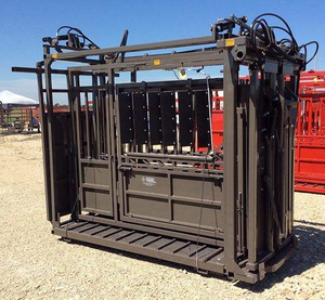 Système de soins hydrauliques pour bétail Titan West Heavy Duty, neuf, durable, comprenant acier et aluminium, haute efficacité. - Product Image 1