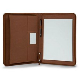 Leather <b>A4</b> Document <b>Folder</b> With Inner Pockets For Business Use black color - Product Image 2