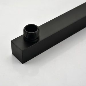 Set Doccia di Lusso in Ottone Nero Opaco da 10 Pollici con Soffione a Pioggia e Doccetta, Miscelatore per Bagno di Alta Gamma - Product Image 4
