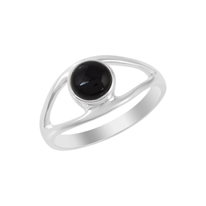 Handcrafted 925 <b>Sterling</b> <b>Silver</b> Bohemian Elegant Bezel <b>Set</b> <b>Ring</b> With Black Onyx Gemstone And Diamond Fine <b>Rings</b> Designer Jewelry - Product Image 1