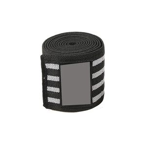 Vendas al por mayor de vendas para rodillas de 8.2 pies de longitud extendida para mayor sujeción, equipo de levantamiento de pesas con logo personalizado - Product Image 3