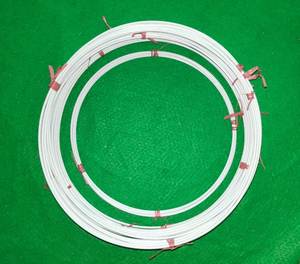 Cercle métallique blanc circulaire de 10 cm, pièce unique, design minimaliste pour attrape-rêves, décoration murale, usage décoratif - Product Image 3