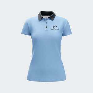 Polo de Mujer de Tejido de Punto con Diseño de Última Moda, Logotipo Personalizado, Alta Calidad, Transpirable, 100% Algodón, Ropa Casual, Detección de Agujas - Product Image 2