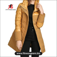 Veste bomber pour femmes grande taille personnalisée, respirante, réversible, imperméable, chaude, à capuche, pour l'hiver