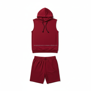 Conjunto Deportivo Unisex sin Mangas, Personalizado, OEM, Venta al Por Mayor - Product Image 4