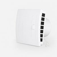 Grille d'aération murale carrée en plastique réglable et durable Chinafore PAV-F 125 mm pour climatisation commerciale