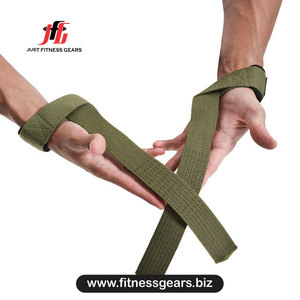 Support de poignet réglable avec fermeture auto-agrippante antidérapant pour musculation et entraînement de force unisexe rouge - Product Image 1
