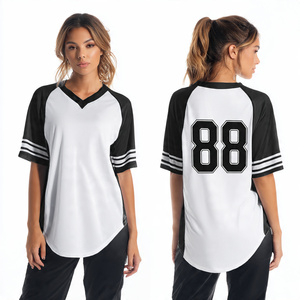 Maillots de baseball pour femmes, uniformes de softball sportifs avec impression par sublimation du nom de l'équipe, du logo et du numéro, en polyester - Product Image 2