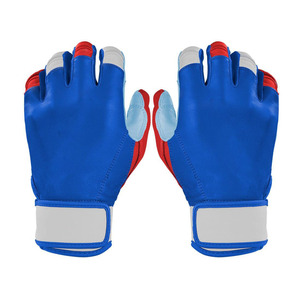 Gants de frappeur de baseball en cuir pleine fleur pour homme, haute qualité, pour droitier, couleur personnalisée, légers, respirants, les meilleurs - Product Image 1