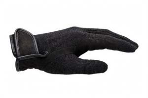 Gants de travail et de cyclisme unisexes, compatibles écran tactile, pour sports de plein air, escalade, moto, durables, respirants, antidérapants, usage quotidien, entièrement noirs en tissu éponge - Product Image 5