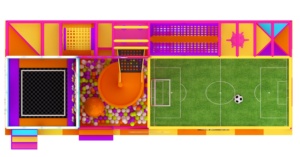 Premium Indoor Children's Steel Activity Play Center with Ball Pool <b>Slide</b> Climbing Wall and Play Area for Home Use - Product Image 3