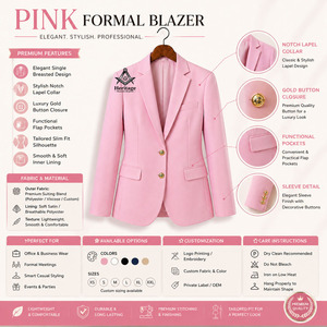 HMR Greek Alpha Kapa Sorority Ready To Ship Organic Cotton Custom <b>Lined</b> Formal Double Trim Blazer Jacket - Product Image 6