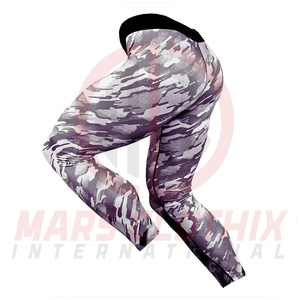 Conjunto deportivo de compresión de 2 piezas para MMA, de calidad profesional, para entrenamiento, trajes de compresión para hombre en cantidad al por mayor. - Product Image 5