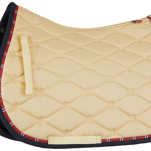 Tapis de selle en satin personnalisé avec cordon, design sur mesure, vente en gros, fabricant de couvertures de selle équestres - Product Image 1