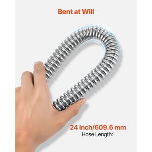 Kit de calentador de agua de 24 pulgadas de longitud con conector flexible de entrada de 3/4'' FIP x 3/4'' FIP para una fácil instalación de mangueras de plomería - Product Image 5