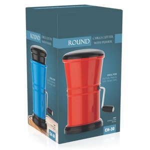 Cortador manual de mano para uso doméstico con cuchillas afiladas y caja de almacenamiento transparente para cortar frutas y verduras - Product Image 6