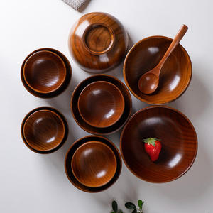 ชามไม้คุณภาพสูงสำหรับข้าวต้ม กาแฟ ชา พุทรา - Product Image 3