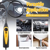 Caméra d'inspection HD LAUNCH VSP-600 5,5 mm, endoscope USB, étanche IP67, pour diagnostic de moteur de voiture