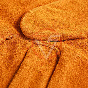 Working <b>Gloves</b> Customized Brand Heat Resistant <b>Long</b> Leather Working <b>Gloves</b> Safety <b>Gloves</b> Pakistan Suppliers OEM Service - Product Image 6