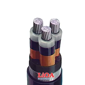 LiOA Medium Voltage Power Cables - AXV/SE-DSTA-3x400-40.5kV - 3 cores - 20/35(40.5)kV - Made in Vietnam