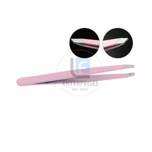 Premium Quality Stainless Steel Eco-Friendly Eyebrow Tweezers with Customized Logo and Low Price - Product Image 2