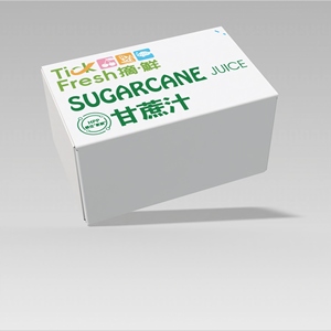 Boîte en carton personnalisée pour jus de canne à sucre avec poignée, pour l'emballage d'exportation de produits agricoles, fournisseur OEM ODM Vietnam, Pro UK - Product Image 1