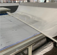Couverture de rouleau de film de libération de HDPE de coupe automatique pour l'usine de vêtement drap de lit en plastique PE Non transparent anti-poussière