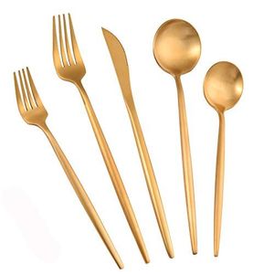 Wooden Spoon and Fork Set Matte Finish Minimalist Design Reusable Flatware for <b>Camping</b> - Product Image 3