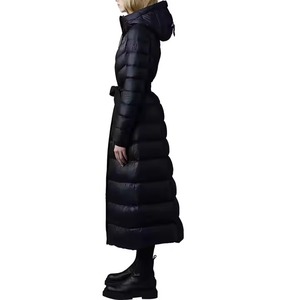 Manteau long en laine pour femme, classique, chaud, élégant, pour l'hiver, vêtements d'extérieur tendance, fournisseur d'usine en gros, manteau long pour femme, élégant - Product Image 3