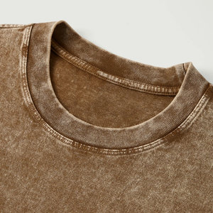 T-shirt Homme Personnalisé avec Logo Imprimé, 300 g/m², Grande Taille, Effet Délavé, 100% Coton, Coupe Classique, Manches Courtes, Uni, Décontracté, Vierge - Product Image 5