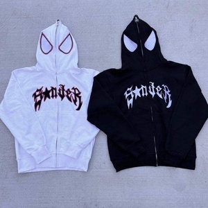 Sweat-shirts à capuche zippés personnalisés pour hommes et femmes, grande taille, Spider-Man, coupe ample pour l'automne, vente en gros et dropshipping - Product Image 2