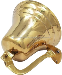 กระดิ่งทองเหลืองติดผนังสไตล์วินเทจสำหรับตกแต่งประตูบ้าน วัด และตกแต่งภายนอก - Product Image 1