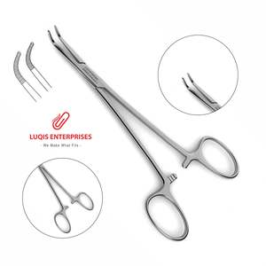 Forceps chirurgical incurvé pour bébé, instrument chirurgical très délicat, pince hémostatique en acier inoxydable, outil de précision à pointe fine - Product Image 1