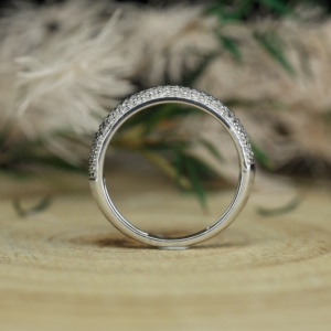 Nuevo Anillo de Plata S925, Estilo Europeo y Americano, Completamente Incrustado, Estilo de Moda de Instagram, Joyería de Boutique para Mujer - Product Image 3