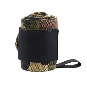 Muñequeras de Nailon con Patrón de Camuflaje Versátiles con Cierre de Gancho y Bucle para Levantamiento de Pesas y Fitness - Par de Dos - Product Image 1