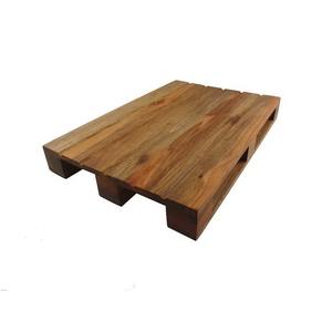 Plateau de service moderne en bois massif, plateau à nourriture, plateau de petit-déjeuner, plateau à thé et café, plateau de service ottoman - Product Image 3