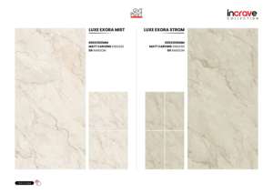 Carrelage en porcelaine moderne à effet mat sculpté 60X120CM 600X1200MM 24X48 Grand format Designer pour sols et murs Intérieur Extérieur Résidentiel - Product Image 5