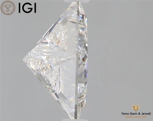 2.00 Carat Princess Cut Lab Grown CVD Excellent Lâche Diamant F Couleur VS1 Clarté 6.98 MM IGI Certificat pour le réglage de la broche - Product Image 4