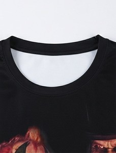 <b>Halloween</b> <b>T</b> <b>Shirt</b> Sublimation Printing 100 Percent Cotton Unisex Casual Sport Gym <b>Shirt</b> Regular Fit Breathable Short - Product Image 5