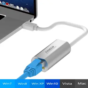 FIDECO Usb Ethernet Adapter Network Card Usb 3.0 To Rj45 Lan Card Gigabit Cable Usb To Rj45 Connector Rj 45 Lan Adapter