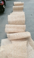 Precio al por mayor 100%, rollo de cinta de caña de ratán hecho a mano, rollo de ratán de grado A, hoja de ratán tejida hecha en Vietnam
