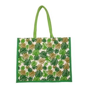 Sac à provisions Portable en toile de coton, sac de transport en plastique biodégradable avec poignée, sac d'épicerie de détail avec Logo propre - Product Image 1