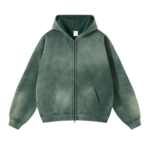 เสื้อฮู้ดดี้ผู้ชายมาใหม่ ผ้าฝ้าย 100% สำหรับฤดูหนาว สีพื้นทันสมัย ระบายอากาศได้ดี เป็นมิตรกับสิ่งแวดล้อม มีกระเป๋าเทอร์รี่ เสื้อสเวตเชิ้ตสุดเทรนดี้ - Product Image 2