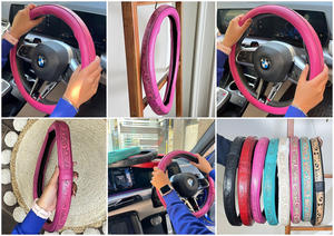 Funda de Cuero Genuino Premium para Volante, Estilo Western Hecha a Mano, Protector Universal Antideslizante y Duradero para Volante de Coche - Product Image 3