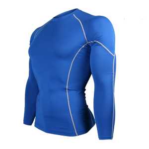 <b>Men</b>’s Athletic Performance <b>Compression</b> <b>Shirt</b> Stretch Workout Training Top <b>for</b> Gym Fitness Running Sports Exercise Base Layer - Product Image 2