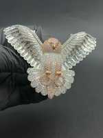 Pendentif personnalisé en forme de hibou en moissanite, argent 925, style hip-hop, pour les amoureux des animaux, bijoux fins, pendentifs et breloques