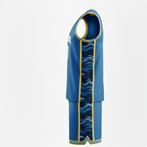 Uniforme de Baloncesto Reversible de Tela Interlock con Diseño Personalizado, Conjunto de 2 Piezas para Equipo de Baloncesto - Product Image 2